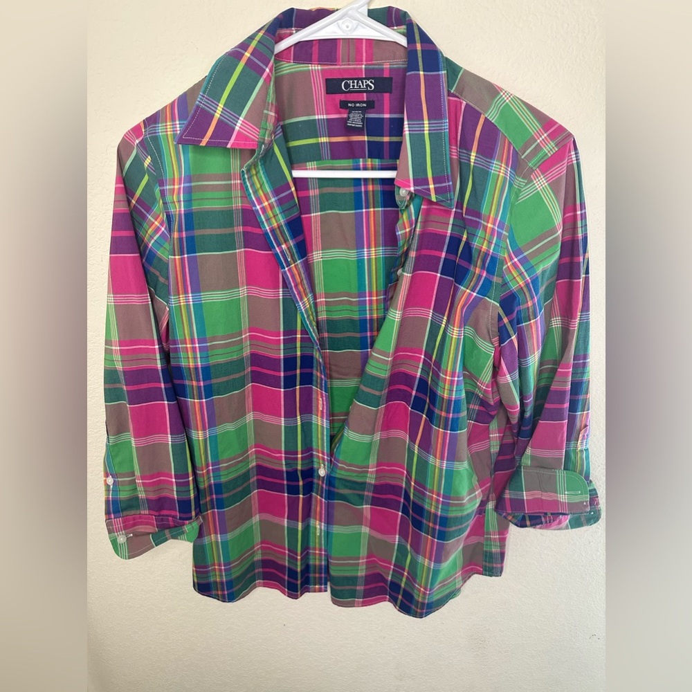 Multicolor Color Women’s Button Up